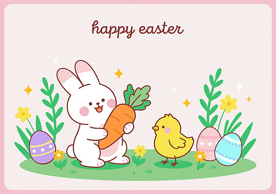 동물 캐릭터 명절 꽃 행복 분홍색 컬러 백그라운드 일러스트 병아리 웃음 장식 초록색 귀여움 계란 당근 토끼 토끼캐릭터 그림 부활절계란 병아리캐릭터 오후 국내일러스트 AI파일 식물 전통 기념일 감정 동물캐릭터 컨셉 포유류 조류 부활절 뿌리채소 표정 반려동물 알 파일형식 벡터