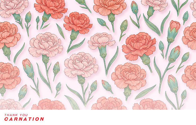 PSD 식물 디자인 꽃 컬러 꽃다발 백그라운드 패턴 일러스트 자연 선물 미술 그래픽 장식 새싹 봄 배열 꽃집 카네이션 그림 송이 생화 국내일러스트 계절 무늬 문화예술 상점 생태계 파일형식