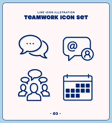 아이콘 디자인 상징 비즈니스 커뮤니케이션 협력 대화 여러명 정보 조직 그룹 계획 소통 2D아이콘 AI파일 다수 컨셉 말하기 사람 파일형식 벡터