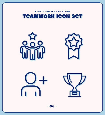 아이콘 디자인 비즈니스 성공 협력 그래픽 센터 결과 트로피 스타 리더쉽 2D아이콘 AI파일 컨셉 상_우승 파일형식 벡터