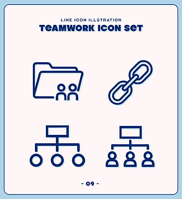 아이콘 디자인 비즈니스 그래프 협력 사람 그래픽 표현 조직 구출 접속 그림 파일 폴더 2D아이콘 AI파일 도움 파일형식 벡터