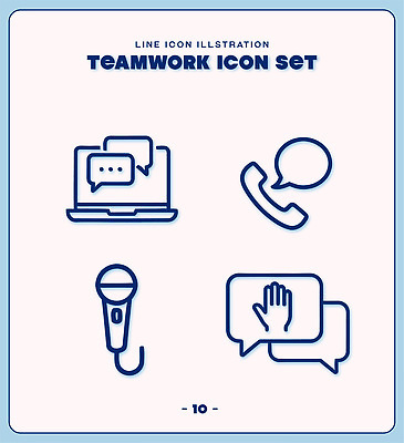 아이콘 비즈니스 회의 커뮤니케이션 협력 기술 대화 노트북 정보 도구 메시지 연결 마이크 통화 소통 상호작용 2D아이콘 AI파일 음향기기 컨셉 모션 말하기 전자제품 파일형식 벡터