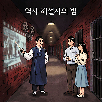 JPG 여자 교육 남자 감정 문화 일러스트 모션 이야기 설명 전시 복도 역사 클래식 군중 영화관 영화 반응 상영 해설 흥미 국내일러스트 AI일러스트 AI콘텐츠 컨셉 문화예술 사람 극장 파일형식