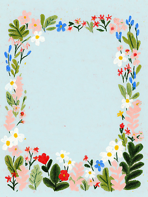 JPG 식물 디자인 꽃 예술 분홍색 컬러 백그라운드 잎 일러스트 자연 수채화 프레임 장식 파란색 흰색 그림 수공예 국내일러스트 AI일러스트 AI콘텐츠 공예 생태계 파일형식