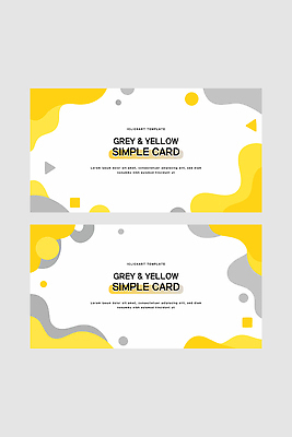 모양 도형 디자인 컬러 백그라운드 패턴 일러스트 비즈니스 그래픽 노란색 회색 카드 모던 스타일 국내일러스트 AI파일 무늬 파일형식 벡터