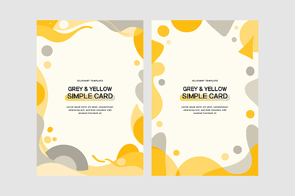 모양 디자인 컬러 백그라운드 일러스트 그래픽 노란색 디지털 회색 카드 그림 레이아웃 단순화된 소프트웨어 예시 스타일 국내일러스트 AI파일 파일형식 벡터