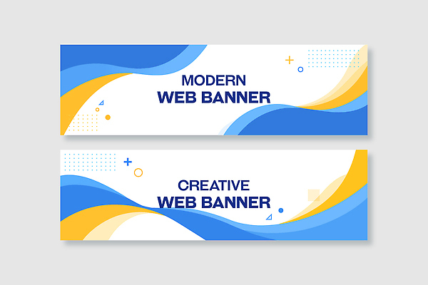 템플릿 디자인 배너 배너템플릿 물결 컬러 그래픽 디지털 웹 매력적 알림 마케팅 조합 스타일 배너세트 사용자 AI파일 컨셉 인터넷 세트 파일형식 벡터