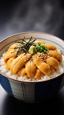 JPG 편집이미지 그릇 음식 밥 요리 식사 신선 고명 김 고추냉이 해산물 덮밥 쪽파 성게알 일본음식 편집실사 AI포토 AI콘텐츠 식기 알 양념 해조류 CG 파 파일형식