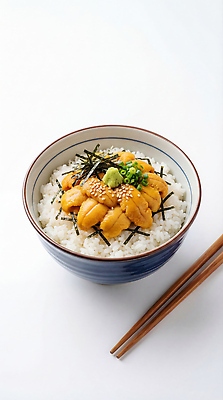 JPG 편집이미지 그릇 음식 젓가락 요리 신선 김 고추냉이 해산물 덮밥 깨 쌀밥 쪽파 성게알 일본음식 편집실사 AI포토 AI콘텐츠 식기 식재료 밥 수저 알 양념 조미료 해조류 CG 파 파일형식