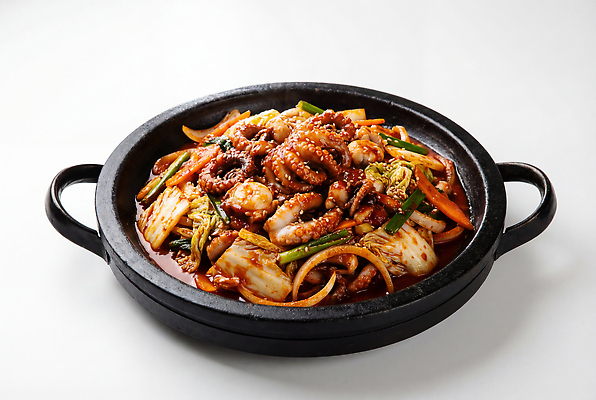 JPG 편집이미지 한식 채소 재료 요리 식사 양념 해산물 볶음 주꾸미 쭈꾸미볶음 편집실사 AI포토 AI콘텐츠 음식 연체동물 수중동물 CG 파일형식