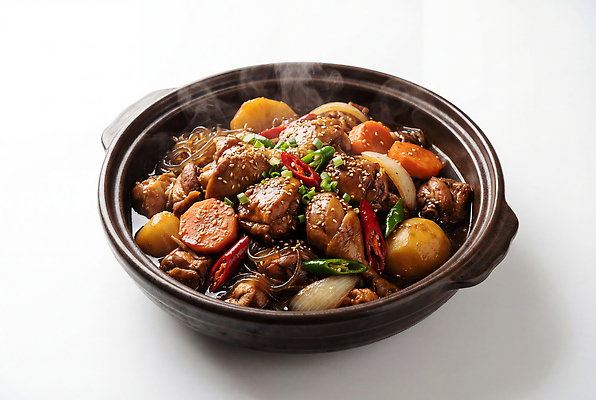 JPG 편집이미지 한식 음식 채소 한국 요리 식사 닭고기 전통음식 양념 간장 찜닭 편집실사 AI포토 AI콘텐츠 전통 아시아 육류 CG 닭고기요리 파일형식