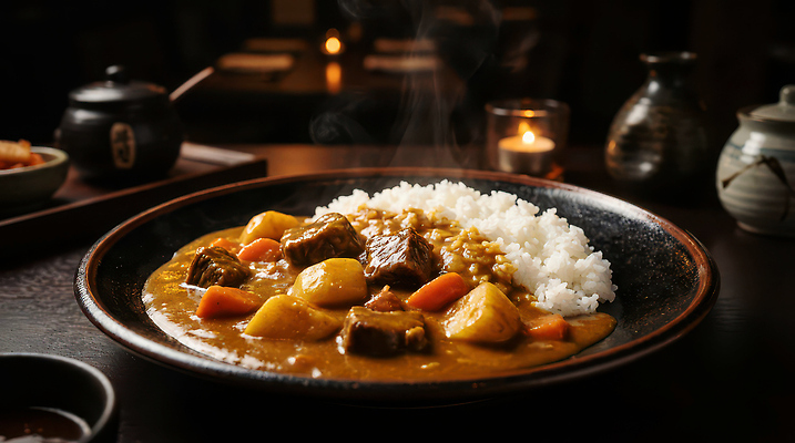 JPG 편집이미지 그릇 접시 음식 채소 밥 육류 요리 식사 카레 편집실사 AI포토 AI콘텐츠 식기 식재료 CG 파일형식