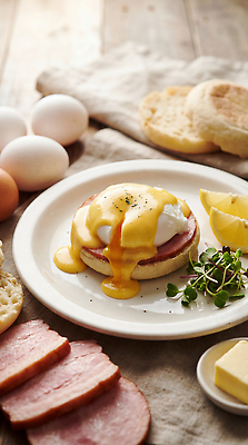 JPG 편집이미지 빵 요리 계란 신선 아침식사 햄 브런치 에그베네딕트 편집실사 AI포토 AI콘텐츠 음식 샌드위치 육류 알 식사 CG 파일형식