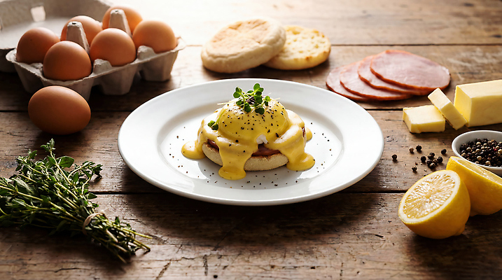 JPG 편집이미지 음식 요리 계란 아침식사 레몬 허브 브런치 베이컨 버터 에그베네딕트 편집실사 AI포토 AI콘텐츠 식물 과일 샌드위치 돼지고기 알 식사 CG 파일형식