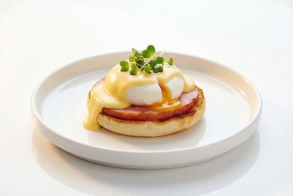 JPG 편집이미지 접시 음식 빵 요리 아침식사 햄 브런치 수란 에그베네딕트 편집실사 AI포토 AI콘텐츠 식기 샌드위치 육류 식사 CG 파일형식