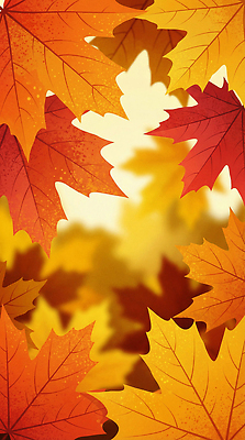 JPG 나무 사계절 계절 단풍 잎 일러스트 자연 풍경 빨간색 노란색 주황색 국내일러스트 AI일러스트 AI콘텐츠 식물 컬러 생태계 파일형식