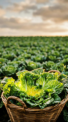 JPG 편집이미지 밭 농업 채소 자연 하늘 풍경 초록색 농장 바구니 수확 신선 저녁 봄동 편집실사 AI포토 AI콘텐츠 산업 컬러 야간 CG 생태계 파일형식