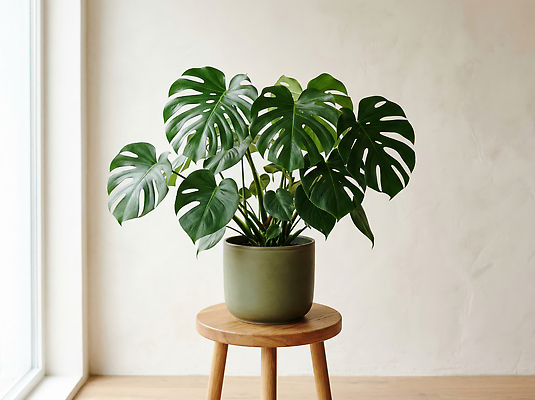 JPG 나무 식물 편집이미지 화분 잎 창문 자연 실내 인테리어 공간 방 원형 광 몬스테라 편집실사 AI포토 AI콘텐츠 도형 디자인 내부 CG 생태계 파일형식