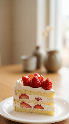 JPG 나무 편집이미지 음식 조각 딸기 디저트 일상 제과 케이크 달콤 상차림 크림 층 딸기케이크 편집실사 AI포토 AI콘텐츠 식물 과일 라이프 제과제빵 맛 CG 파일형식