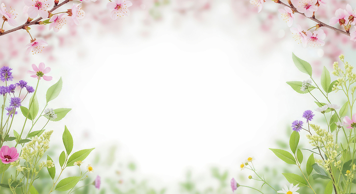 JPG 나무 식물 편집이미지 꽃 잎 꽃밭 봄꽃 자연 풍경 잔디 봄 들꽃 벚꽃 힐링 화사함 꽃프레임 이미지편집 AI컴퓨터그래픽 AI콘텐츠 계절 컨셉 프레임 생태계 파일형식