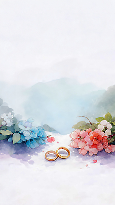 JPG 디자인 기념일 꽃 예술 상징 결혼 백그라운드 일러스트 결혼식 사랑 장식 빨간색 파란색 로맨틱 반지 장면 뷰티풀 순간 국내일러스트 AI일러스트 AI콘텐츠 식물 감정 컬러 컨셉 장신구 이벤트 파일형식