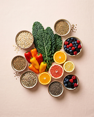 JPG 편집이미지 채소 과일 식재료 파프리카 요리 저녁식사 샐러드 레몬 자몽 유기농 베리 시금치 건강식 렌즈콩 오트밀 퀴노아 편집실사 AI포토 AI콘텐츠 웰빙 음식 곡류 식사 CG 파일형식 귀리