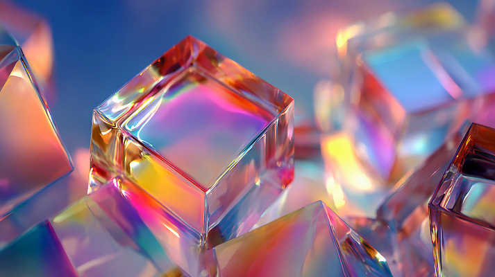 JPG 편집이미지 조각 패턴 탁자 따뜻함 장식 빛 반사 얼음 투명 오브젝트 장면 스펙트럼 광학 이미지편집 AI컴퓨터그래픽 AI콘텐츠 자연요소 가구 무늬 파일형식