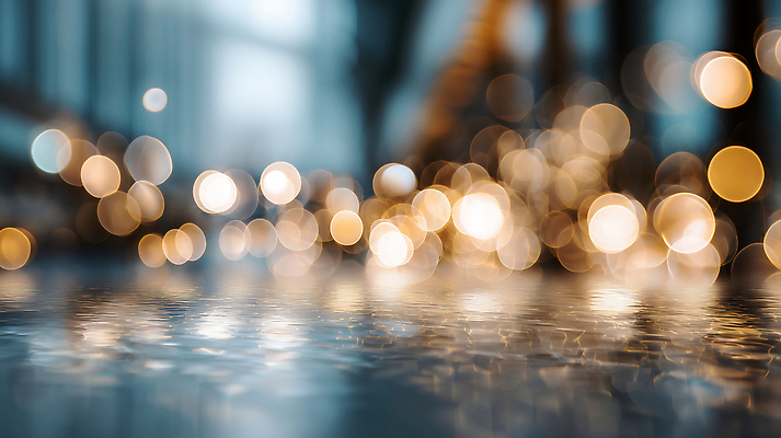 JPG 편집이미지 야경 조명 바닥 실내 아웃포커스 빛 반사 공간 물방울 도시 분위기 보케 장면 이미지편집 AI컴퓨터그래픽 AI콘텐츠 컨셉 촬영기법 내부 야간 파일형식 풍경_경치