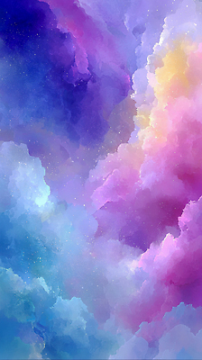 JPG 모양 분홍색 일러스트 자연 하늘 파란색 노란색 보라색 변화 혼합 시원함 뷰티풀 색채 국내일러스트 AI일러스트 AI콘텐츠 컬러 컨셉 생태계 파일형식