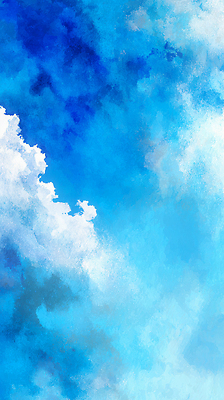 JPG 하늘색 백그라운드 일러스트 자연 미술 파란색 흰색 그림 구름모양 국내일러스트 AI일러스트 AI콘텐츠 모양 컬러 문화예술 생태계 파일형식 구름_자연