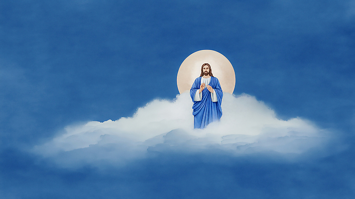 JPG 종교 예술 상징 일러스트 하늘 믿음 성경 달 기도 예수 영혼 그림 신화 영감 국내일러스트 AI일러스트 AI콘텐츠 자연요소 감정 종교용품 신_종교 파일형식