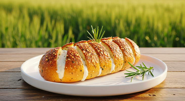 JPG 편집이미지 접시 음식 빵 조각 자연 식탁 디저트 한국 논 요리 풍경 초록색 햇빛 식사 봄 신선 시즌상품 편집실사 AI컴퓨터그래픽 AI콘텐츠 식기 계절 아시아 컬러 농업 탁자 태양 상품 CG 생태계 파일형식