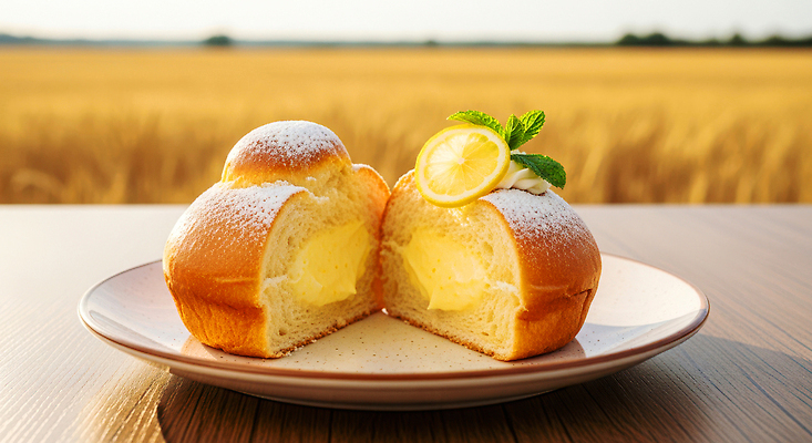 JPG 편집이미지 접시 음식 빵 밭 자연 디저트 옥수수 여름 햇빛 농장 봄 신선 달콤 레몬 크림 시즌상품 편집실사 AI컴퓨터그래픽 AI콘텐츠 식기 계절 농업 과일 곡류 태양 맛 상품 CG 생태계 파일형식