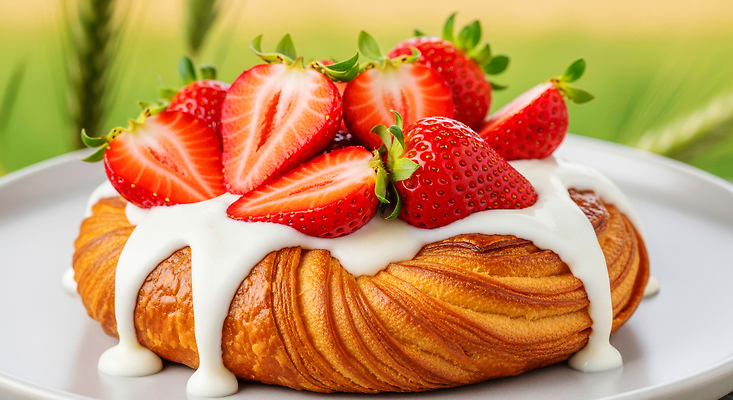 JPG 편집이미지 접시 음식 과일 자연 딸기 디저트 요리 식사 봄 빵집 신선 맛 크림 시즌상품 크림소스 편집실사 AI컴퓨터그래픽 AI콘텐츠 식기 계절 컨셉 상점 소스_음식 상품 CG 생태계 파일형식