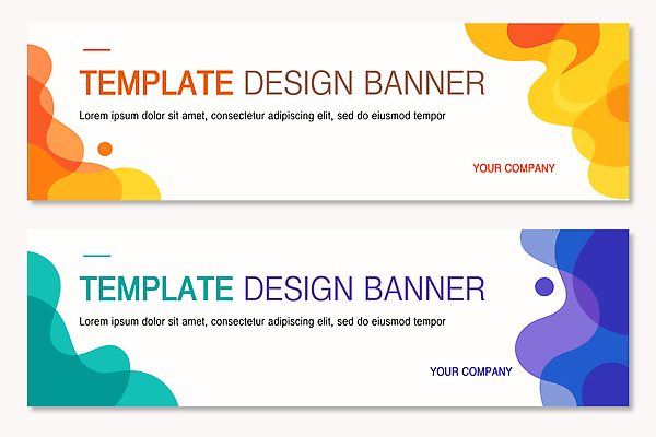 템플릿 배너 무늬 비즈니스 가로 세트 파일형식 벡터 디자인 알림 그래픽 회사 구성 따뜻함 차가움 이름 공간 배너템플릿 AI파일 가로배너 배너세트 추상