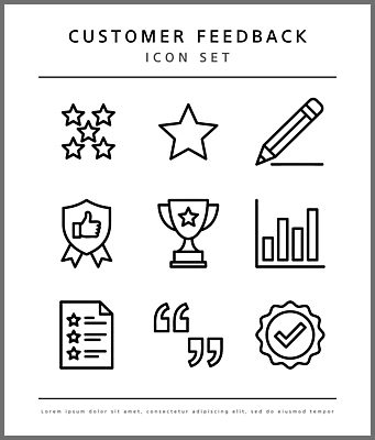 아이콘 별 통계 그래프 질문 고객 문서 텔레마케팅 평가 의견 설문조사 응답 피드백 2D아이콘 AI파일 자연요소 서비스업 파일형식 벡터
