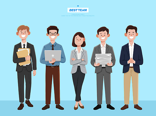 직업 옷 여자 남자 일러스트 회의 협력 실내 대화 정장 여러명 노트북 사무실 자료 모임 업무 직장인 사무원 비즈니스맨 비즈니스우먼 준비 소통 국내일러스트 AI파일 다수 컨셉 비즈니스 말하기 사람 내부 전자제품 작업 파일형식 벡터