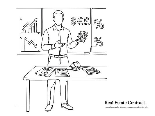 교육 선 일러스트 비즈니스 탁자 표시 부동산 수치 그래프 주택 설명 사무실 모형 계산 전문직 프레젠테이션 계약 문서 투자 수익 부동산시장 세미나 국내일러스트 AI파일 직업 가구 모션 건물 경제 시장 재산 파일형식 벡터