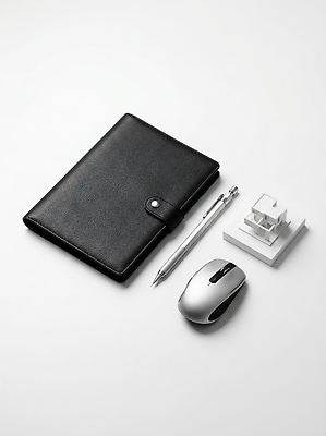 JPG 편집이미지 문구용품 사무실 펜 모형 다이어리 사무용품 깨끗함 마우스 작업 책상 정리 편집실사 AI포토 AI콘텐츠 가구 컨셉 비즈니스 필기구 컴퓨터용품 CG 오브젝트 파일형식