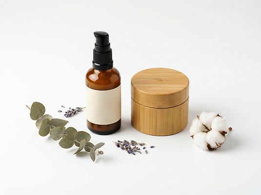 JPG 편집이미지 뷰티 화장품 상품 유기농 아로마 스킨케어 라벤더 목화꽃 유칼립투스 목화솜 편집실사 AI포토 AI콘텐츠 식물 웰빙 꽃 솜 허브 CG 파일형식