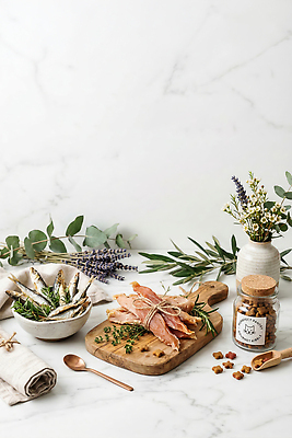 JPG 편집이미지 접시 재료 숟가락 고양이 먹이 허브 고양이먹이 편집실사 AI포토 AI콘텐츠 식물 식기 포유류 수저 반려동물 CG 파일형식