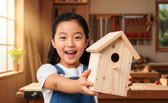 JPG 나무 편집이미지 행복 어린이 재료 창문 웃음 도구 체험학습 작업실 공예 목수 만들기 나무집 창의력 의료성형뷰티 편집실사 AI인물포토 AI콘텐츠 식물 직업 감정 모션 주택 표정 사람 취미 체험 CG 파일형식 AI포토