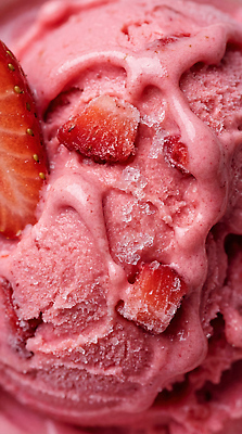 JPG 편집이미지 음식 과일 딸기 아이스크림 디저트 빨간색 여름 냉동 맛 차가움 부드러움 딸기아이스크림 편집실사 AI포토 AI콘텐츠 계절 컬러 컨셉 감각 CG 파일형식