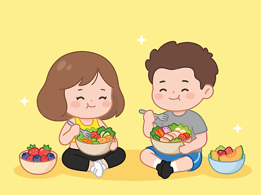 여자 남자 행복 문화 음식 컬러 다이어트 과일 일러스트 모션 디저트 거리 건강 밝음 요리 웃음 친구 과자 식사 샐러드 즐거움 국내일러스트 AI파일 감정 관계 표정 사람 파일형식 벡터