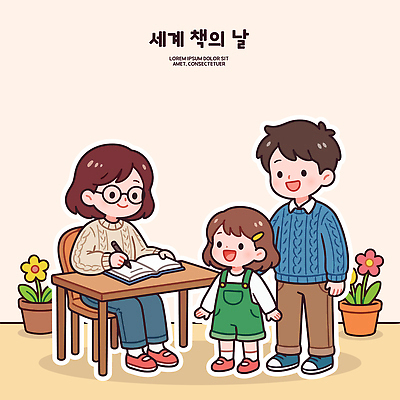 교육 기념일 화분 어린이 일러스트 가족 모션 탁자 실내 앉기 책 부모 독서 즐거움 소통 관심 국내일러스트 AI파일 감정 가구 컨셉 관계 사람 이벤트 내부 파일형식 벡터