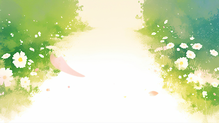 JPG 나무 공원 꽃 길 일러스트 자연 밝음 풍경 초원 여름 햇빛 평화 환경 정원 시골 탐방 국내일러스트 AI일러스트 AI콘텐츠 식물 계절 공공시설 컨셉 태양 생태계 파일형식