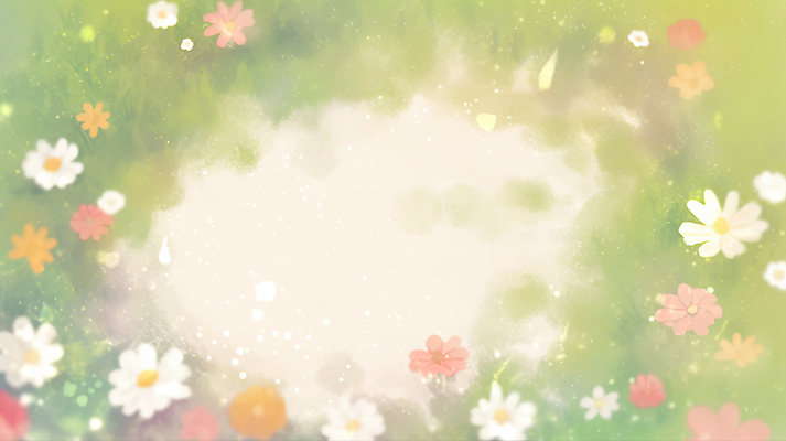 JPG 식물 꽃 일러스트 자연 하늘 풍경 초원 여름 환경 봄 국내일러스트 AI일러스트 AI콘텐츠 계절 생태계 파일형식