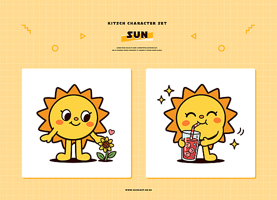 캐릭터 손 꽃 행복 음료 일러스트 표정 웃음 햇빛 노란색 귀여움 원형 즐거움 그림 일러캐릭터 AI파일 도형 식물 감정 컬러 컨셉 신체부위 태양 파일형식 벡터