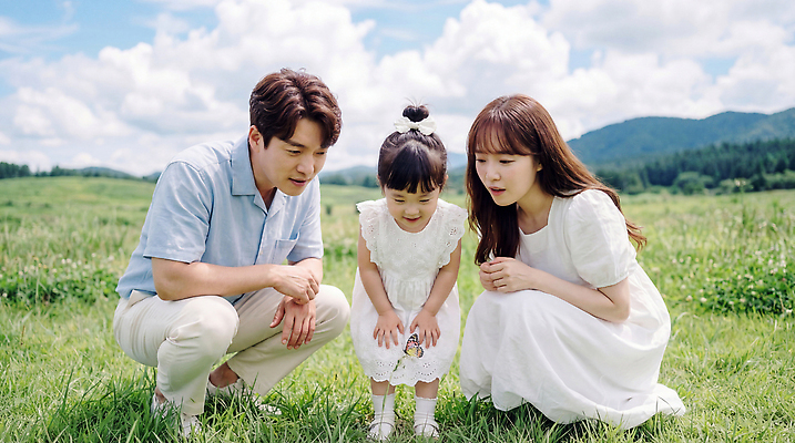 JPG 편집이미지 어린이 곤충 가족 자연 산 초원 야외 여름 학습 부모 호기심 의료성형뷰티 편집실사 AI인물포토 AI콘텐츠 동물 계절 교육 감정 컨셉 관계 사람 CG 생태계 파일형식 AI포토