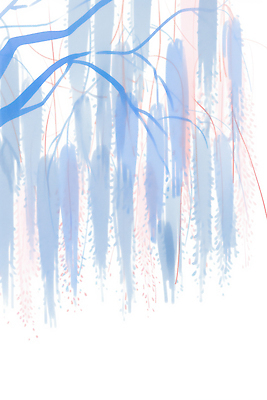 JPG 나무 식물 백그라운드 일러스트 자연 나뭇잎 수채화 풍경 버드나무 그림 조경 국내일러스트 AI일러스트 AI콘텐츠 잎 생태계 파일형식